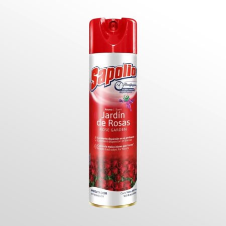 Ambientador aroma rosas 360 ml.