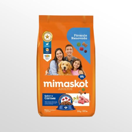 Alimento para Perros Adultos Mimaskot Carnes Medianos y Grandes 15kg