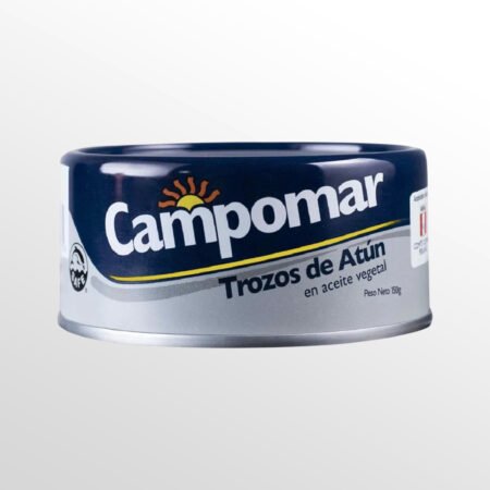 Atún Campomar En Trozos En Aceite Vegetal Lata 150 g