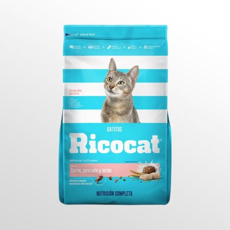 Comida para gatos RICOCAT Gatitos carne pescado y leche Bolsa 1Kg