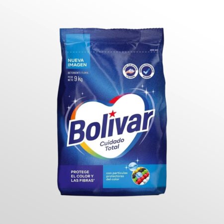 Detergente en Polvo Bolivar Cuidado Total 9kg