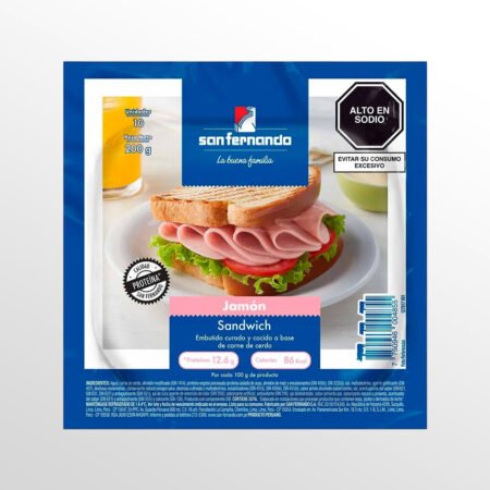 Jamón Sándwich SAN FERNANDO Bolsa 200g