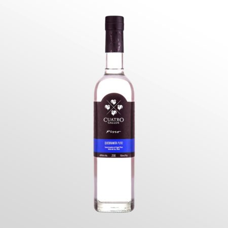 Pisco CUATRO GALLOS Quebranta Botella 700ml